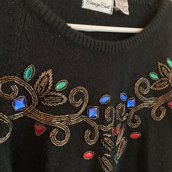 Vintage jewel toned sweater - Picture 3 of 3